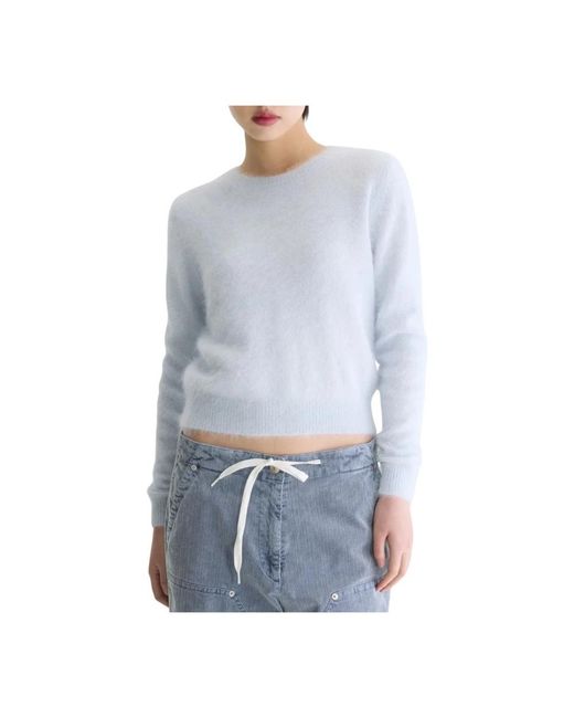 Bellerose Blue Round-Neck Knitwear