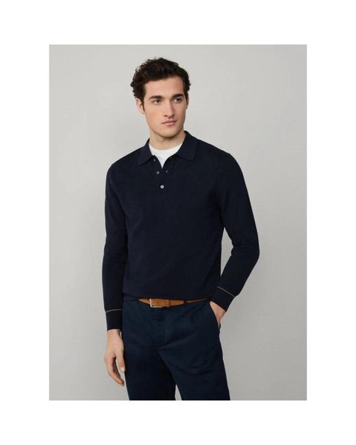 Polo Shirts Hackett de hombre de color Blue