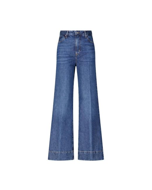 FRAME Jeans ,Blauw ,Denim Flared Jeans in het Blue