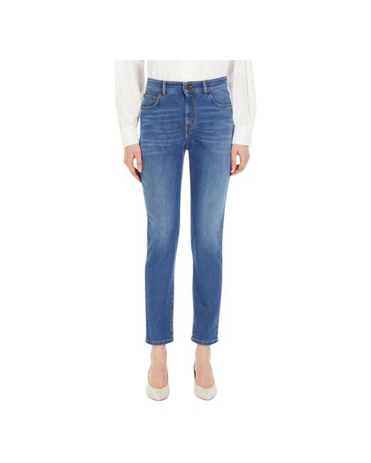 Weekend by Maxmara Blue Slim-Fit Jeans