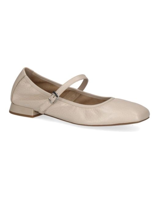 Caprice Natural Ballerina Shoes