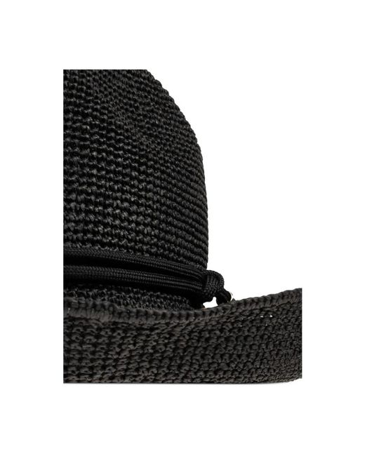 Emporio Armani Black Cloche Hat