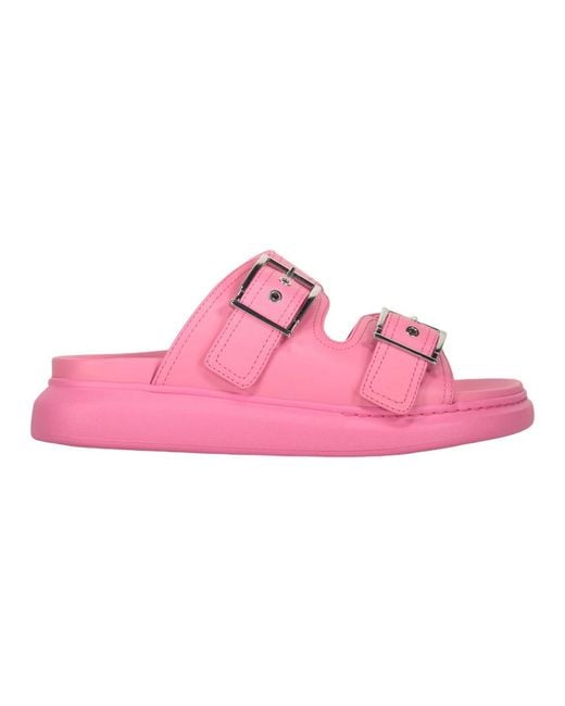McQueen Pink Sliders