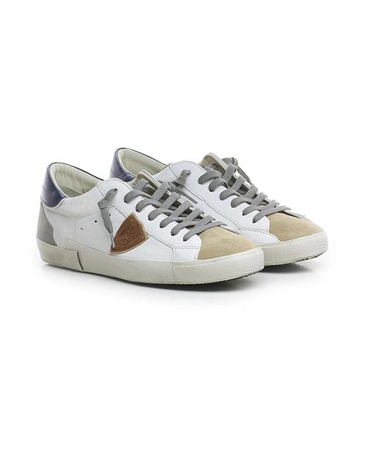 Sneakers di Philippe Model in Metallic da Uomo