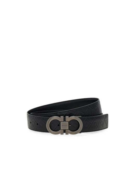 Ferragamo Black Belts for men