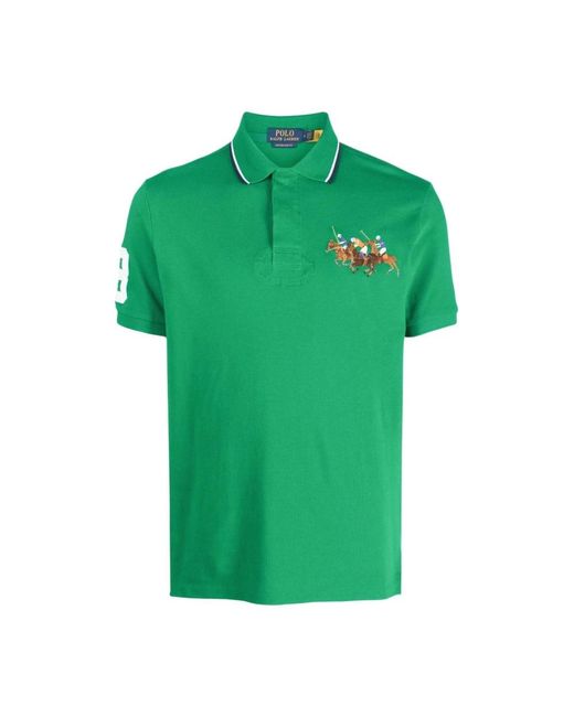 Ralph Lauren Green Polo Shirts for men