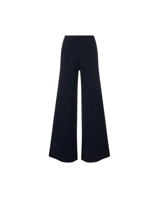 Max Mara Blue Wide Trousers