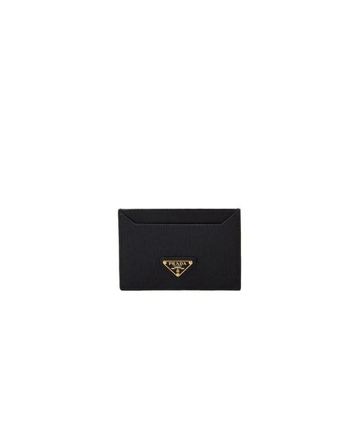 Prada Black Vitello Move Kartenetui