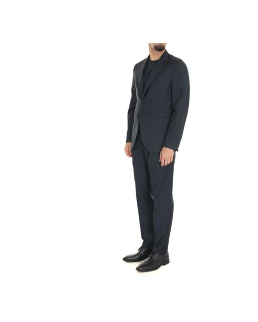 Michael Kors Blue Single Breasted Suits for men