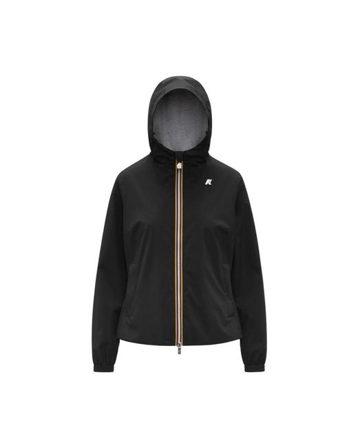K-Way Black Rain Jackets
