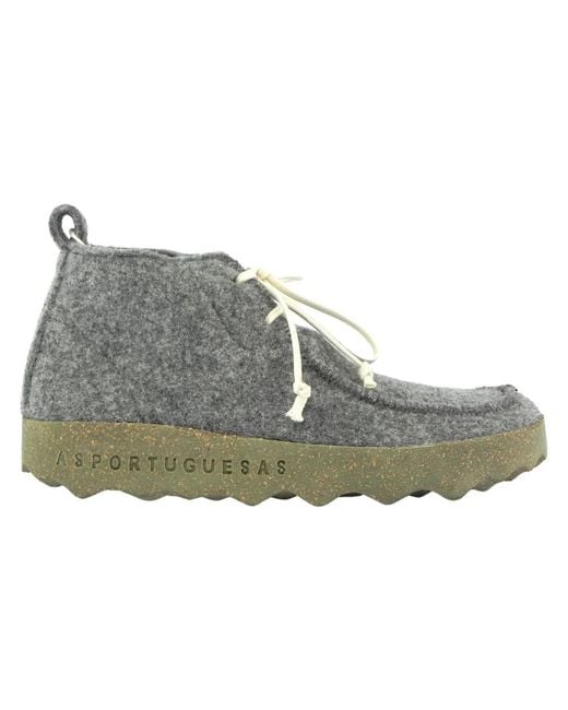 ASPORTUGUESAS Gray Ankle Boots for men