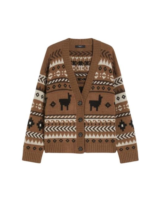 Cardigans Max Mara en coloris Brown
