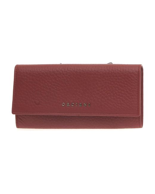 Orciani Red Wallets & Cardholders