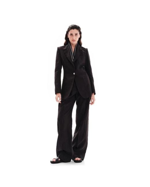 Zeus + Dione Blue Wide Trousers