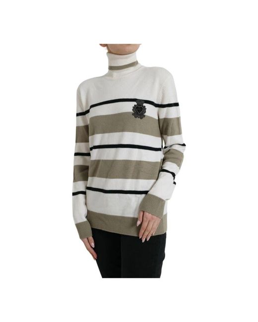 Turtlenecks Dolce & Gabbana de color Gray