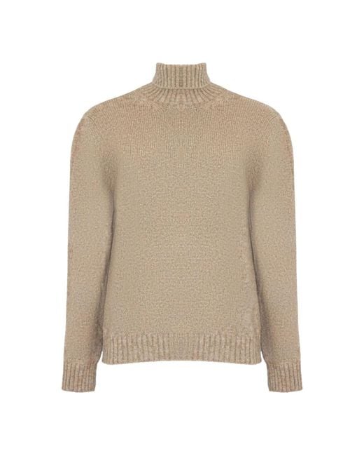 Eleventy Natural Turtlenecks for men
