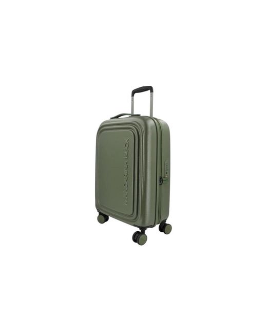 Mandarina Duck Green Erweiterbarer Hartschalen-Trolley Mit 4 Rädern