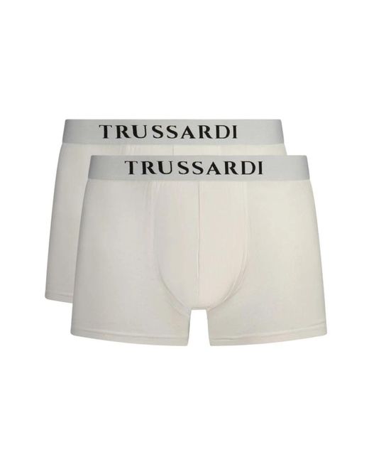 Trussardi Gray Bottoms for men