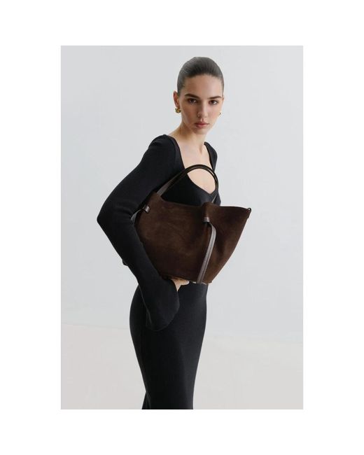 ESTRO Black Tote Bags