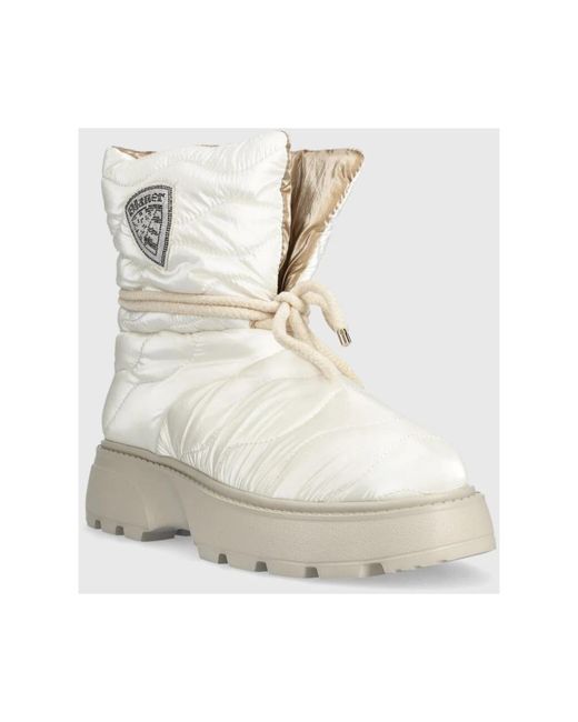 Blauer Winter Laarzen in het White