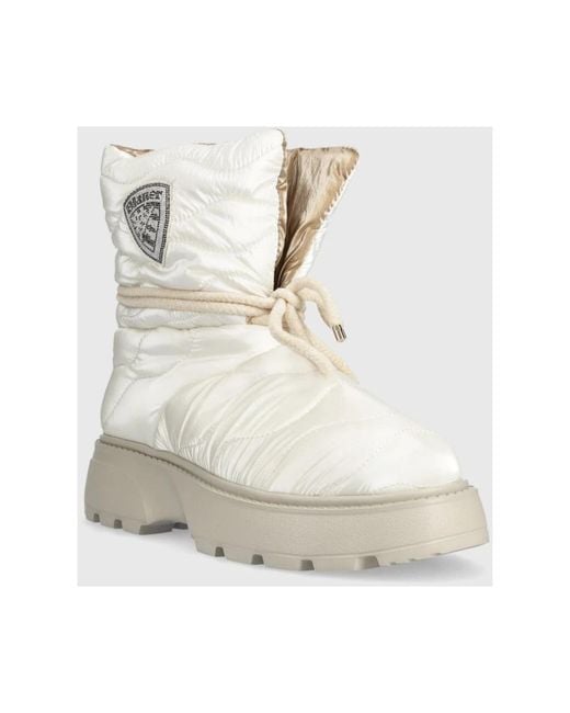 Blauer White Winter Boots