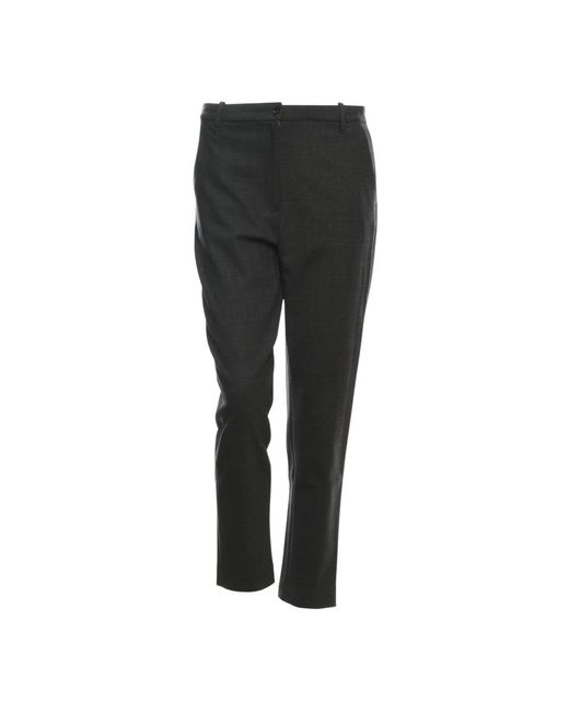 Nine:inthe:morning Black Slim-Fit Trousers