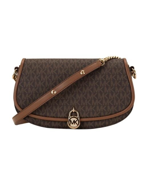 Michael Kors Brown Cross Body Bags