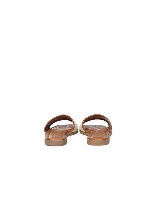 V73 Schoenen ,Flat in het Brown