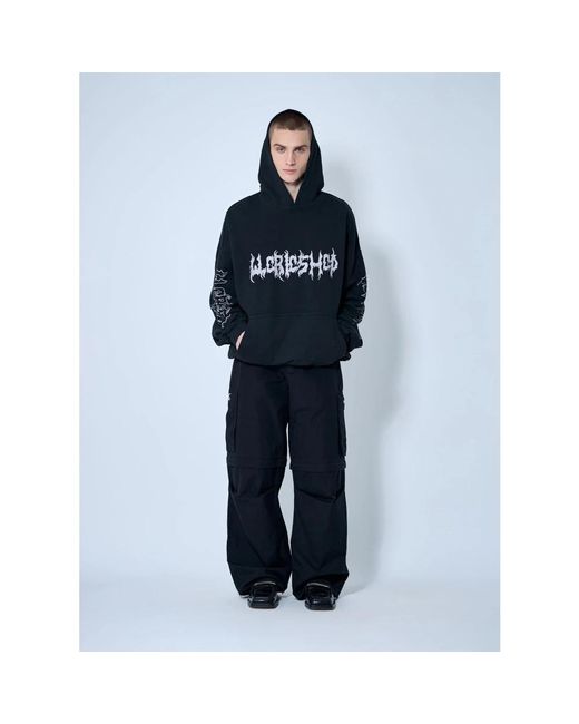 032c Blue Hoodies for men