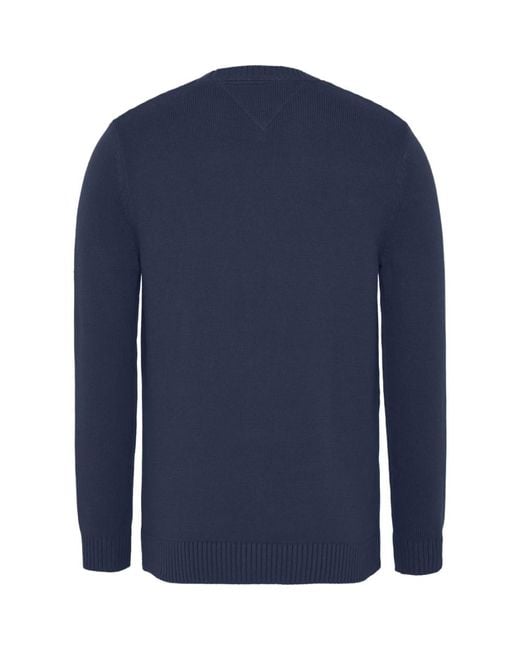 Tommy Hilfiger Blue Round-Neck Knitwear for men