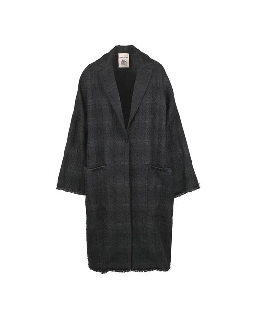 Semicouture Black Single-Breasted Coats