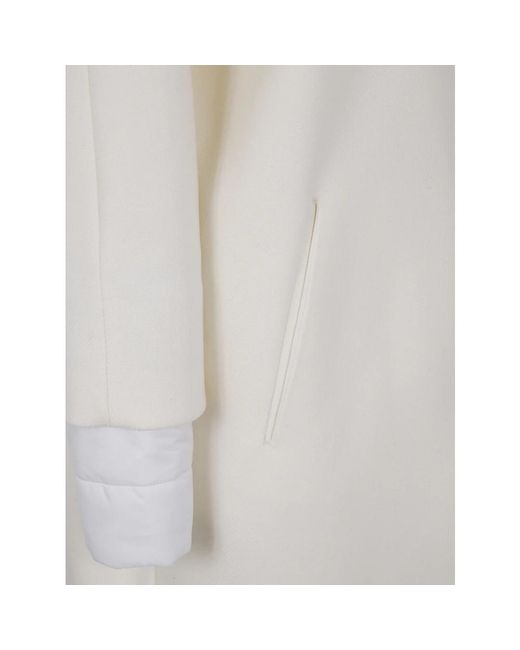 Herno Jassen ,Wit ,Medium Jacket Met Volledige Rits in het White