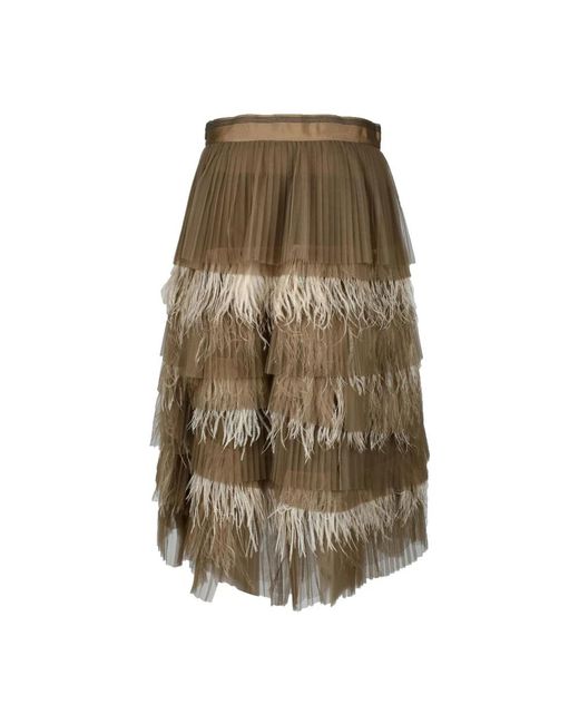 Brunello Cucinelli Midirokken - - Dames in het Brown