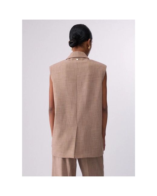 Liu Jo Brown Waistcoats