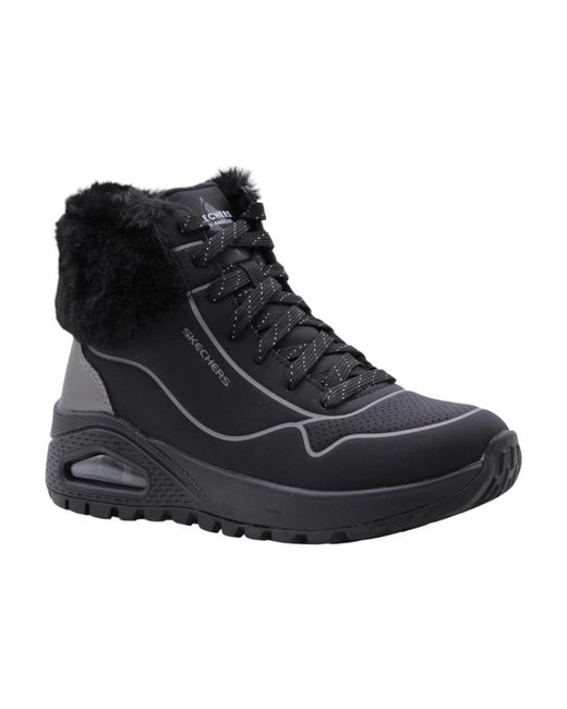 Skechers Black Winter Boots