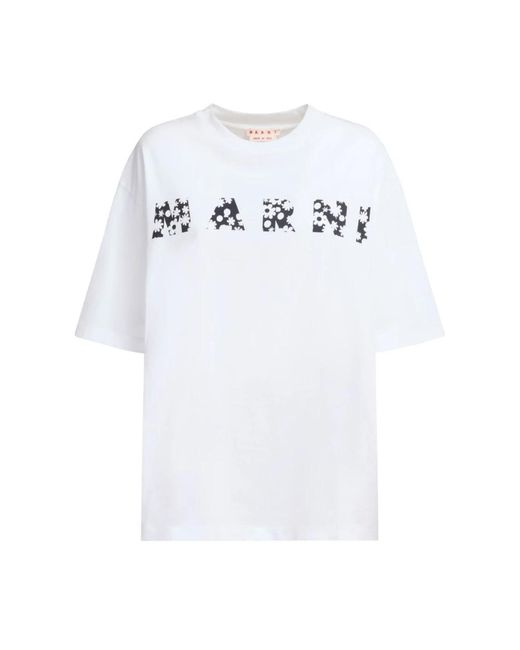 Marni T-Shirts in het White