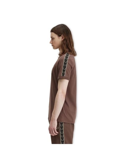Fred Perry Brown T-Shirts for men
