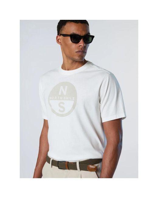 North Sails White T-Shirts for men