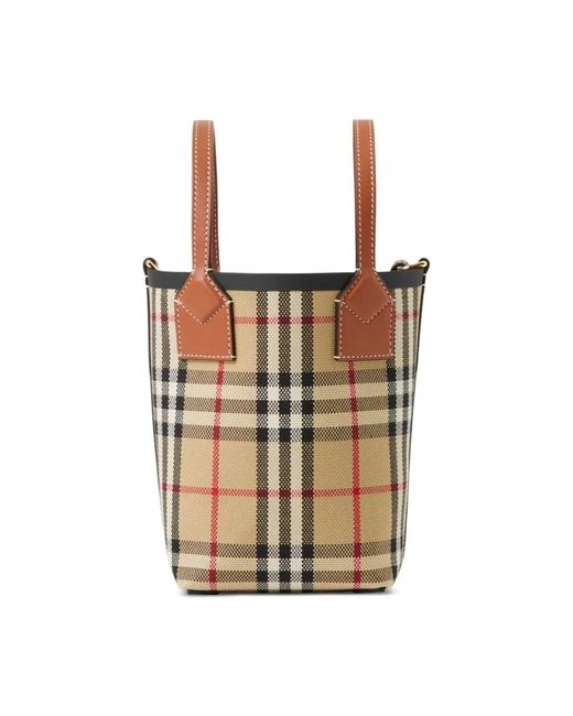 Burberry Brown Tote Bags