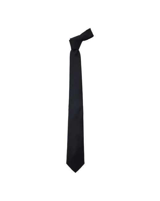 Ties di Tagliatore in Black da Uomo