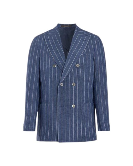 Oscar Jacobson Blue Formal Blazers for men