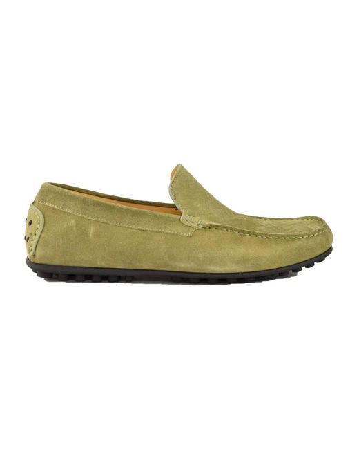 Loafers Testoni pour homme en coloris Green