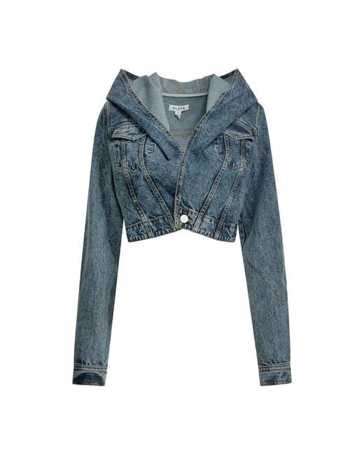 Alaïa Blue Denim Jackets