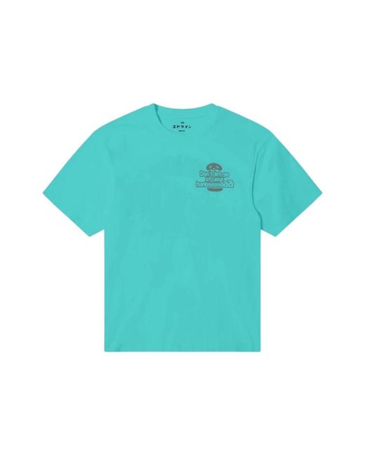 Edwin Baltic Streetwear T-Shirt in het Blue voor heren