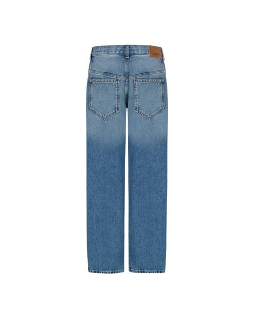 Isabel Marant Blue Straight Fit Jeans
