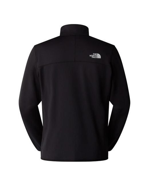 The North Face Schwarze crest fz jacke in Black für Herren
