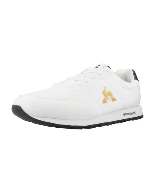 Le Coq Sportif Moderne Weiße Sneakers Mit Goldenen Details in White für Herren