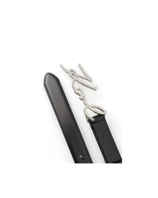 Karl Lagerfeld White Belts