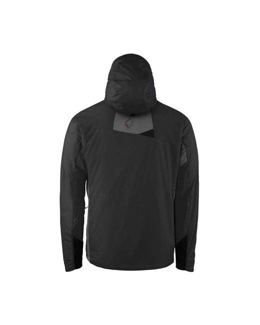 Klattermusen Fitness ,Zwart ,Leer Geïsoleerde Hoodie Jas Voor Mannen in het Black voor heren