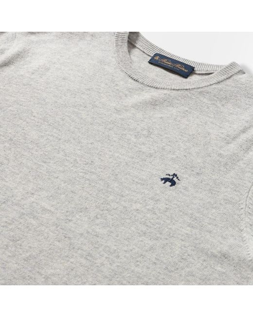Brooks Brothers Lambswool Rundhalsausschnitt in Gray für Herren